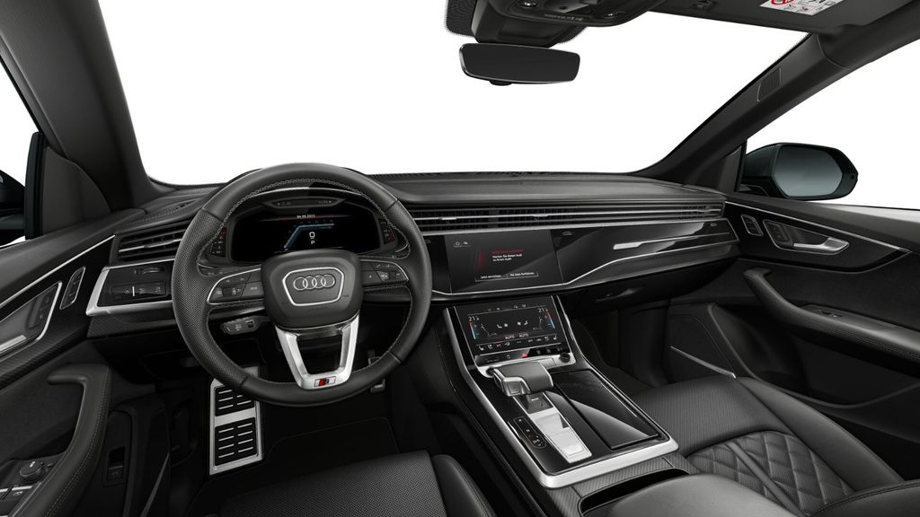 Audi Q8 55 TFSI QUATTRO S-LINE | FACELIFT | německé předváděcí auto | na dovoz | k předání do 14 dnů | sleva | benzínové sportovní SUV coupé | skvělá výbava | super cena | nákup online | auto eshop | AUTOiBUY.com